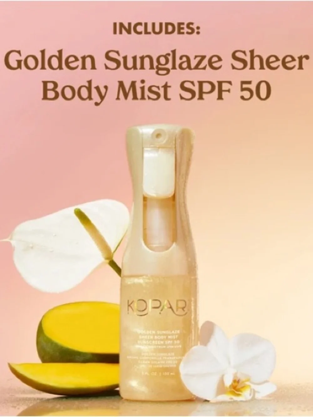 Kopari Sunglaze Sheer Body Sunscreen Set
